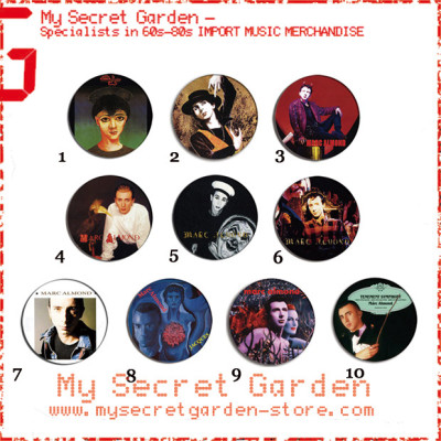 Marc Almond - Stories Of Johnny,The Stars We Are Album Pinback Button Badge Set ( or Hair Ties / 4.4 cm Badge / Magnet / Keychain Set )